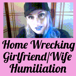 Get Mistress Kiara's homewrecking/home wrecking wife/girlfriend humiliation clip now!