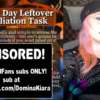 Get Free Mistress thanksgiving humiliation CEI cum eating instructions assignment!