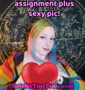 valentine's day lonely loser humiliation assignment form femdom mistress kiara