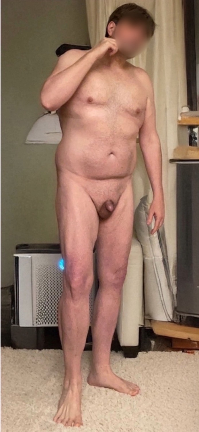 Showing off my useless cock